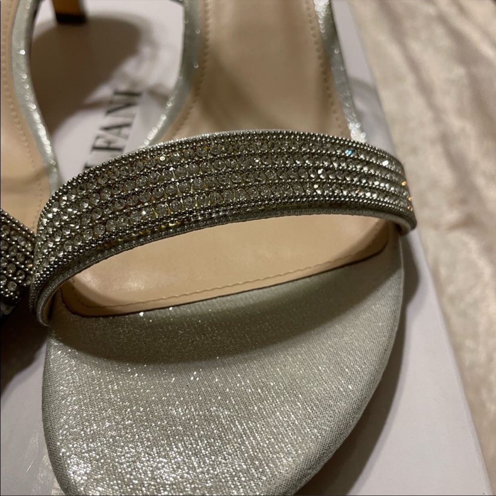 Silver heels